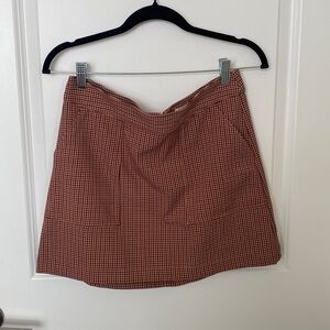 Plaid a brand new day skirt barely worn size small